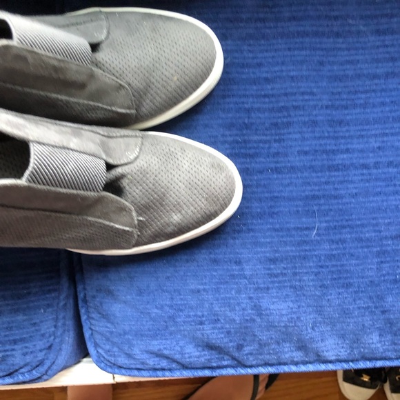 NWT Gray Mia Wedge Sneaker Bootie 9 - Picture 5 of 5